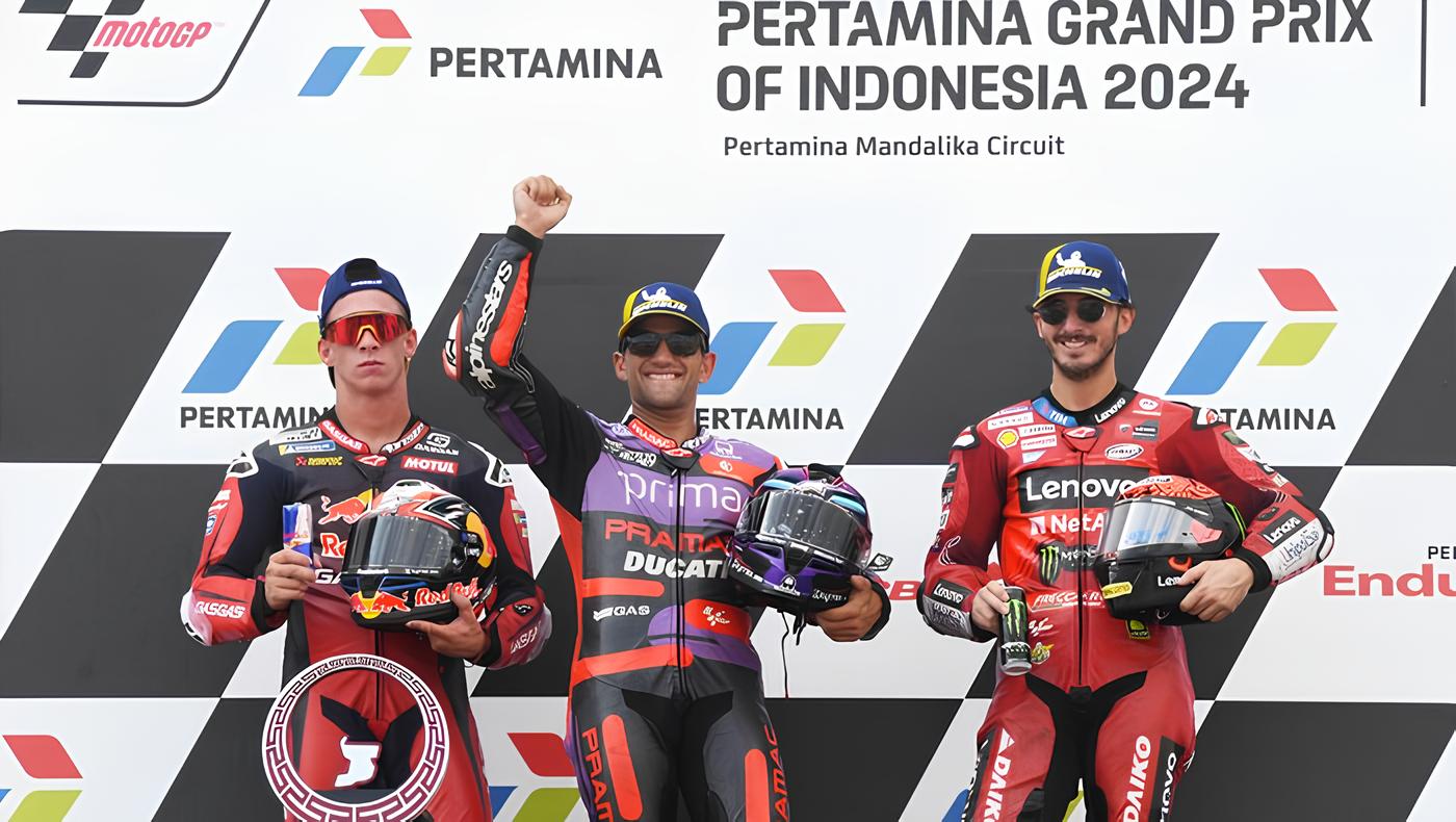 Hasil Podium Utama MotoGP Mandalika 2024, Jorge Martin juara